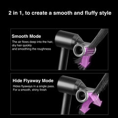 Accesorio para boquilla de secador de pelo Dyson Smooth Flyaway, color rosa suave