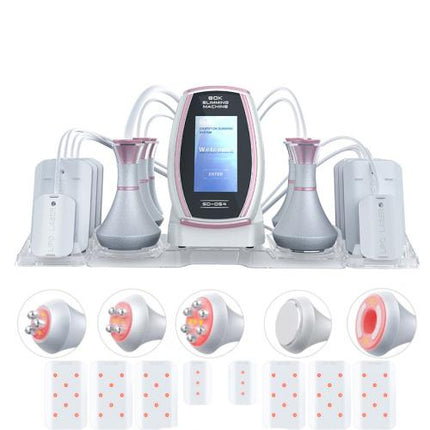 6 In 1  80K Ultrasonic Cavitation Vacuum Radio Frequency Lipo Laser Slimming Machine
