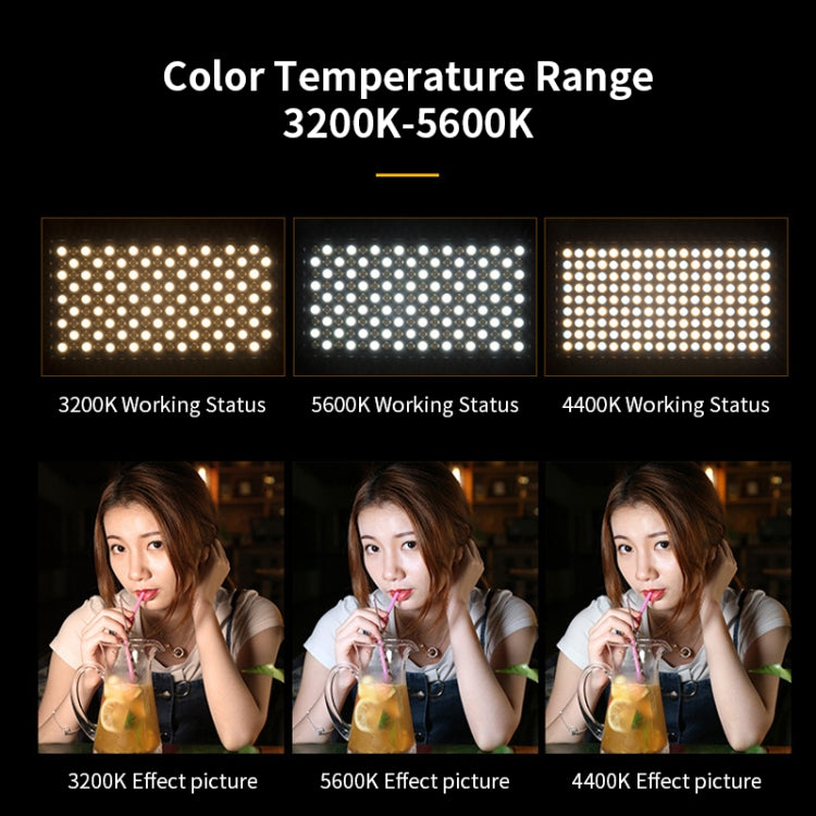E900  55W  3000K-6500K Flat Panel Lights Live Broadcast Fill Light