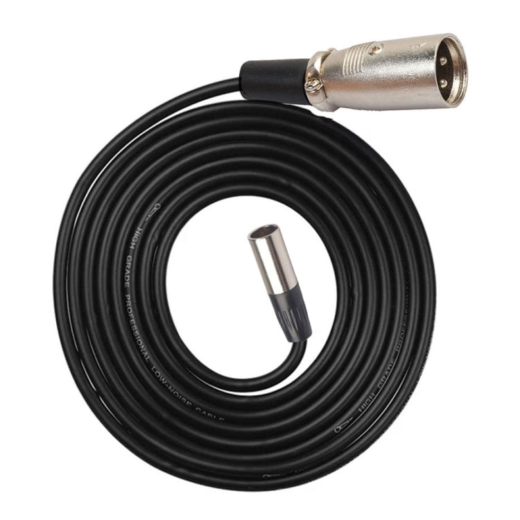 Xlrmini Caron Male To Mini Male Balancing Cable For 48V Sound Card Microphone Audio Cable, 0.5m, 1m, 1.5m, 2m, 3m, 5m, 10m