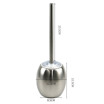 Bathroom Cleaning Brush Creative Stainless Steel Toilet Brush, Stainless Steel Toilet Brush