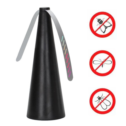 Multifunctional Fan Blade Automatic Fly Catcher Mosquito Repellent Fan, Gold, Black, Silver