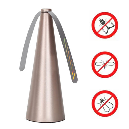 Multifunctional Fan Blade Automatic Fly Catcher Mosquito Repellent Fan, Gold, Black, Silver