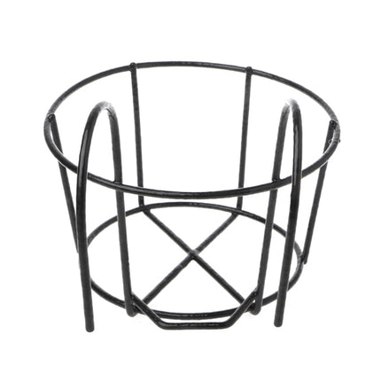 Balcony Fence Round Metal Flower Stand Wrought Iron Wall-mounted Flower Pot Stand, S, M, L, XL