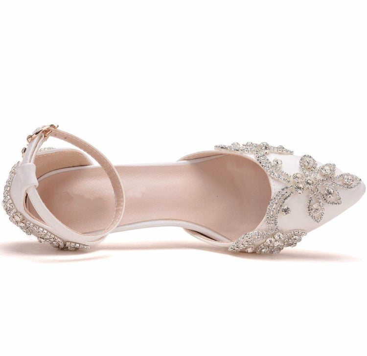 Rhinestone Stiletto Pointed Heel Women Shoes