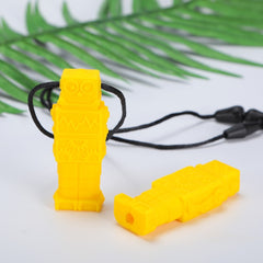 Silicone Robot Teether Baby Chewing Sensory Pendant Necklace