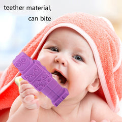Silicone Robot Teether Baby Chewing Sensory Pendant Necklace