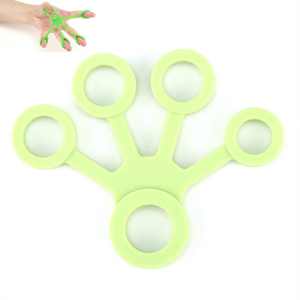 Silicone Finger Trainer Device Fan-shaped Pull Ring, Fan-shaped Light Green, Fan-shaped Grass Green, Fan-shaped Dark Green, Fan-shaped Light Gray, Fan-shaped Dark Gray, Fan-shaped Black