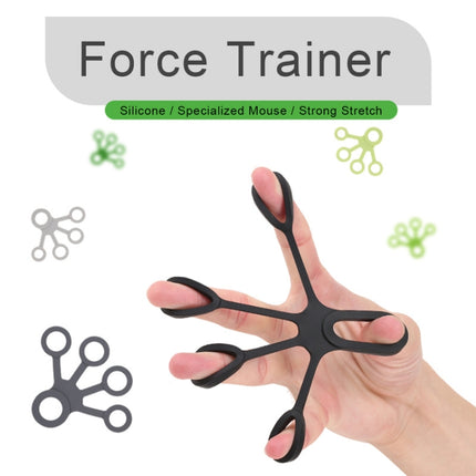 Silicone Finger Trainer Device Fan-shaped Pull Ring, Fan-shaped Light Green, Fan-shaped Grass Green, Fan-shaped Dark Green, Fan-shaped Light Gray, Fan-shaped Dark Gray, Fan-shaped Black