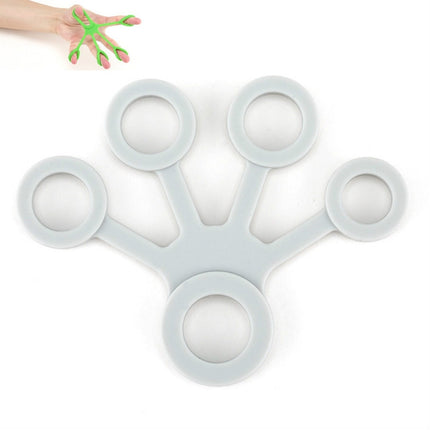 Silicone Finger Trainer Device Fan-shaped Pull Ring, Fan-shaped Light Green, Fan-shaped Grass Green, Fan-shaped Dark Green, Fan-shaped Light Gray, Fan-shaped Dark Gray, Fan-shaped Black