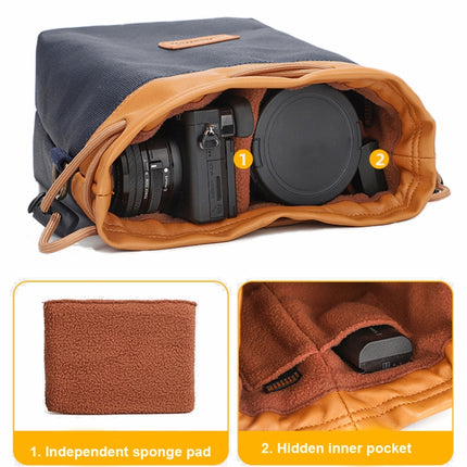 S.C.COTTON Camera Lens Protection Bag Liner Bag Waterproof Camera Storage Bag, L, M, S