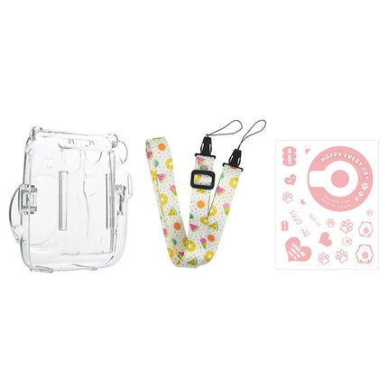 For Fujifilm Instax Mini 11  5sets Storage Case + Shoulder Strap + Sticker 3 In 1 Set, 3 In 1 Set(Set 1), 3 In 1 Set(Set 2), 3 In 1 Set(Set 3), 3 In 1 Set(Set 4), 3 In 1 Set(Set 5), 3 In 1 Set(Set 6), 3 In 1 Set(Set 7), 3 In 1 Set(Set 8)