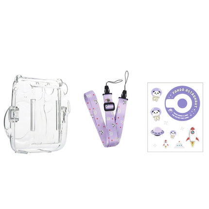 For Fujifilm Instax Mini 11  5sets Storage Case + Shoulder Strap + Sticker 3 In 1 Set, 3 In 1 Set(Set 1), 3 In 1 Set(Set 2), 3 In 1 Set(Set 3), 3 In 1 Set(Set 4), 3 In 1 Set(Set 5), 3 In 1 Set(Set 6), 3 In 1 Set(Set 7), 3 In 1 Set(Set 8)