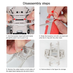 For DJI Mini 2  RCSTQ Water Landing Gear Buoyancy Rod, Landing Gear+ Buoyancy Rod