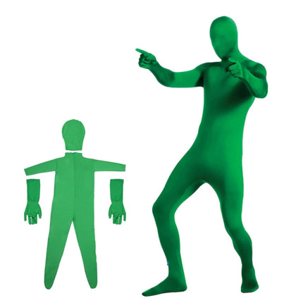 Photo Stretchy Body Green Screen Suit Video Chroma Key Tight Suit, 160cm, 170cm, 180cm