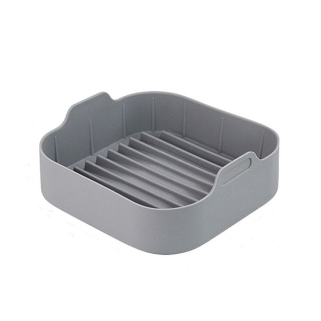 Air Fryer Silicone Grill Pan Accessories, Square 20.5 cm, Round 19 cm, Round 22 cm, Round 16 cm