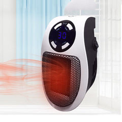 Mini Plug-in LCD Timing Electric Heater Office Home Heater Foot Warmer, With Remote Control EU, With Remote Control US 110v, With Remote Control UK, Without Remote Control EU, Without Remote Control US 110v, Without Remote Control UK