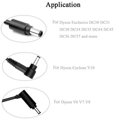 Charging Adapter Charger Power Adapter Suitable for Dyson Vacuum Cleaner, US Plug, EU Plug, UK Plug, AU Plug, CN Plug