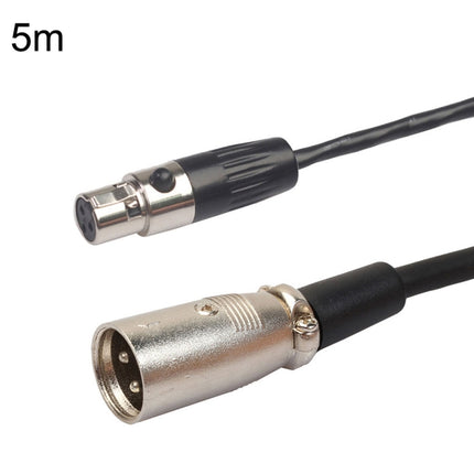 Xlrmini Caron Male To Mini Female Balancing Cable For 48V Sound Card Microphone Audio Cable, 0.5m, 1m, 1.5m, 2m, 3m, 5m, 10m