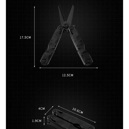 15 in 1 Outdoor Camping Survival Tool Foldable Multifunctional Pocket Plier, 10 in 1, 11 in 1