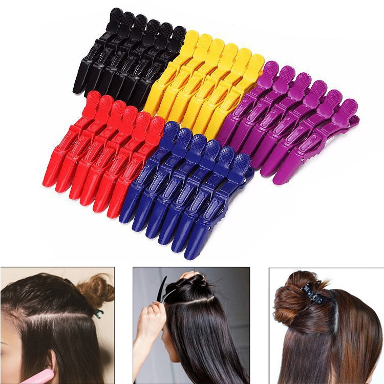 6 PCS Hair Not Easy to Slip off Hair Salon Barber Shop Style Partition Special Clip Hair Tools