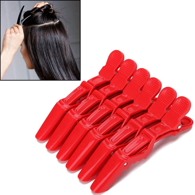 6 PCS Hair Not Easy to Slip off Hair Salon Barber Shop Style Partition Special Clip Hair Tools