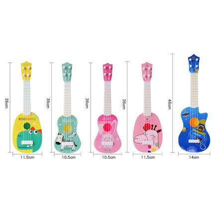 Small Simulation Musical Instrument Mini Four Strings Playable Ukulele Early Childhood Education Music Toy
