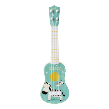 Small Simulation Musical Instrument Mini Four Strings Playable Ukulele Early Childhood Education Music Toy