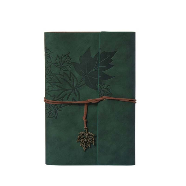 PU Maple Retro Straps Handbook Loose-leaf Notebook, A7, A6