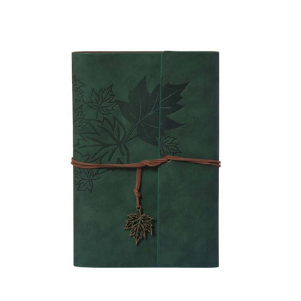 PU Maple Retro Straps Handbook Loose-leaf Notebook, A7, A6