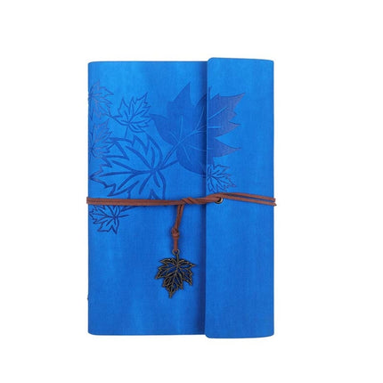 PU Maple Retro Straps Handbook Loose-leaf Notebook, A5