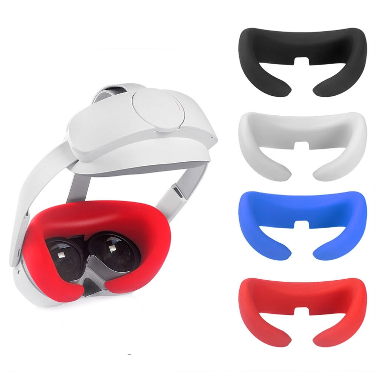 For Pico Neo 4 Silicone VR Glasses Eye Mask Face Eye Pad, White