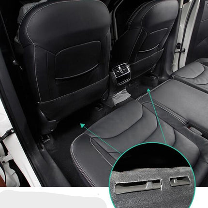 2 PCS Car Air Exhaust Cover Seat  Air Outlet Protection Cover for Skoda, Upgraded pair, Flocked pair