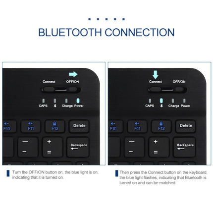 YS-001 9.7-10.1 Inch Tablets Phones Universal Mini Wireless Bluetooth Keyboard, 9.7-10.1 inch Only Keypad, 9.7-10.1 inch with Bluetooth Mouse, 9.7-10.1 inch  with Bluetooth Mouse, 9.7-10.1 inch  with Bluetooth Mouse + Storage Bag                       ...