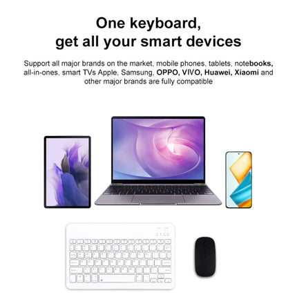 YS-001 9.7-10.1 Inch Tablets Phones Universal Mini Wireless Bluetooth Keyboard, 9.7-10.1 inch Only Keypad, 9.7-10.1 inch with Bluetooth Mouse, 9.7-10.1 inch  with Bluetooth Mouse, 9.7-10.1 inch  with Bluetooth Mouse + Storage Bag                       ...