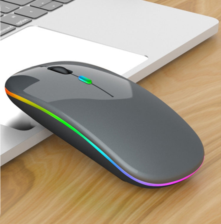 3 Keys RGB Backlit Silent Bluetooth Wireless Dual Mode Mouse