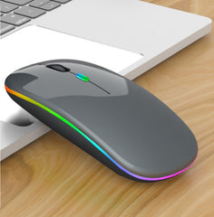 3 Keys RGB Backlit Silent Bluetooth Wireless Dual Mode Mouse