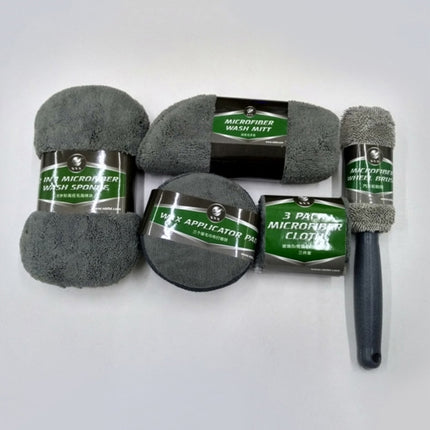 9 In 1 Car Wash Cleaning Kit Car Wash Supplies Car Wash Tools, Gray