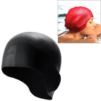 Long Hair Swimming Cap(Black) / Black