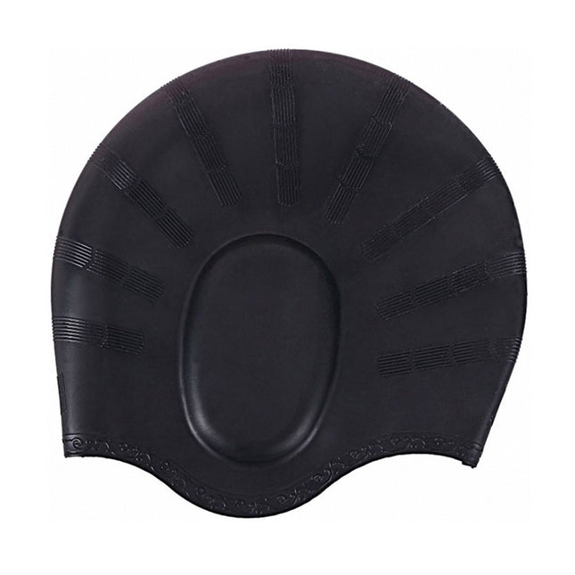 Silicone Ear Protection Waterproof Swimming Cap for Adults with Long Hair, Long Hair Swimming Cap(Black), Long Hair Swimming Cap(Blue), Long Hair Swimming Cap(Pink), Long Hair Swimming Cap(Silver), Long Hair Swimming Cap(Yellow)������������������������...