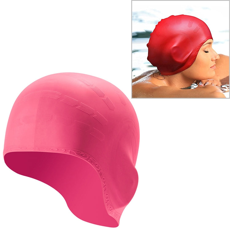 Silicone Ear Protection Waterproof Swimming Cap for Adults with Long Hair, Long Hair Swimming Cap(Black), Long Hair Swimming Cap(Blue), Long Hair Swimming Cap(Pink), Long Hair Swimming Cap(Silver), Long Hair Swimming Cap(Yellow)������������������������...