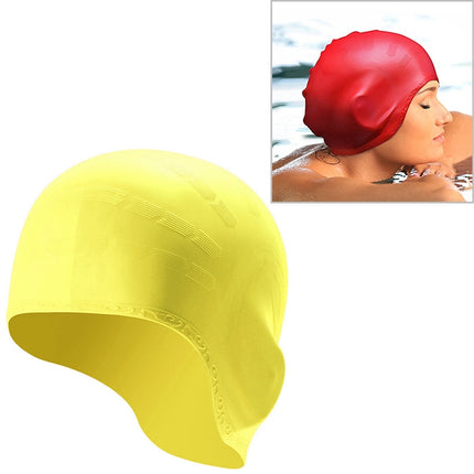 Silicone Ear Protection Waterproof Swimming Cap for Adults with Long Hair, Long Hair Swimming Cap(Black), Long Hair Swimming Cap(Blue), Long Hair Swimming Cap(Pink), Long Hair Swimming Cap(Silver), Long Hair Swimming Cap(Yellow)������������������������...