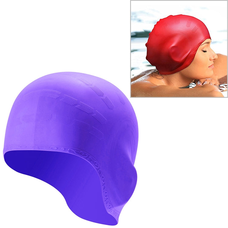 Silicone Ear Protection Waterproof Swimming Cap for Adults with Long Hair, Long Hair Swimming Cap(Black), Long Hair Swimming Cap(Blue), Long Hair Swimming Cap(Pink), Long Hair Swimming Cap(Silver), Long Hair Swimming Cap(Yellow)������������������������...