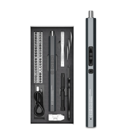 51 In 1 Rechargeable Mini Electric Screwdriver Set With 3LED Lighting, 51 In 1 Blue, 51 In 1 Red, 51 In 1 Gray