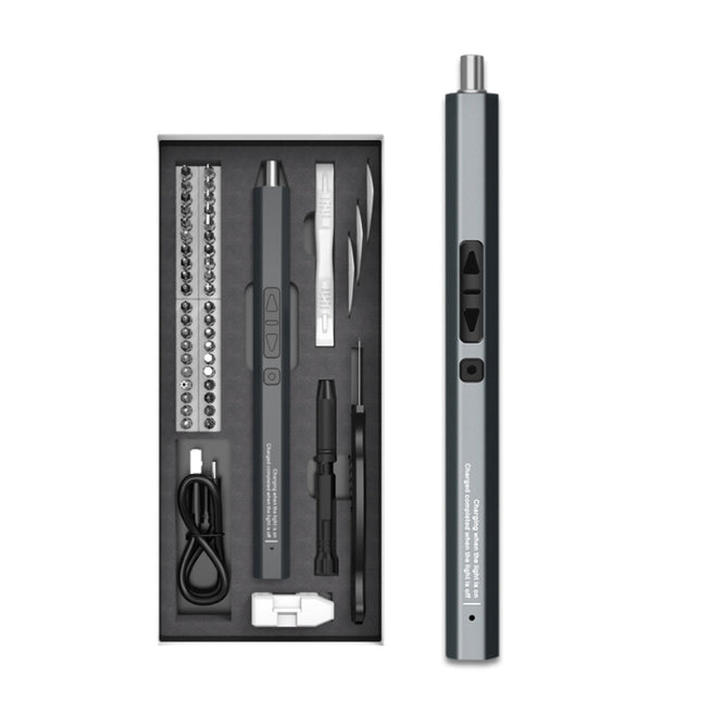 51 In 1 Rechargeable Mini Electric Screwdriver Set With 3LED Lighting, 51 In 1 Gray, 51 In 1 Blue, 51 In 1 Red