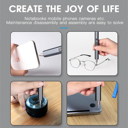 51 In 1 Rechargeable Mini Electric Screwdriver Set With 3LED Lighting, 51 In 1 Blue, 51 In 1 Red, 51 In 1 Gray