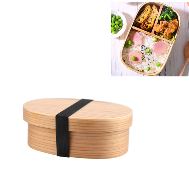 Wood Environmental Protection Tableware Portable Lunch Box Bento Box