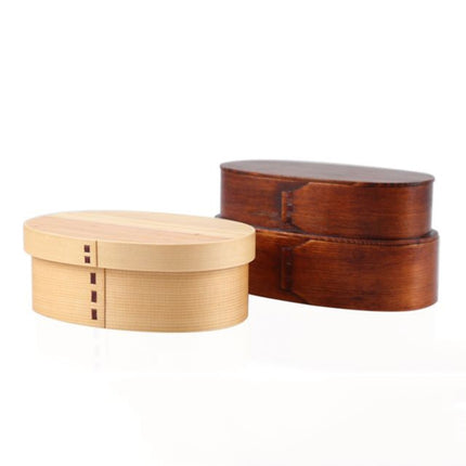 Wood Environmental Protection Tableware Portable Lunch Box Bento Box