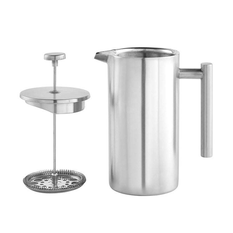 304 Stainless Steel French Pressure Coffee Pot Hand Made Tea Pot