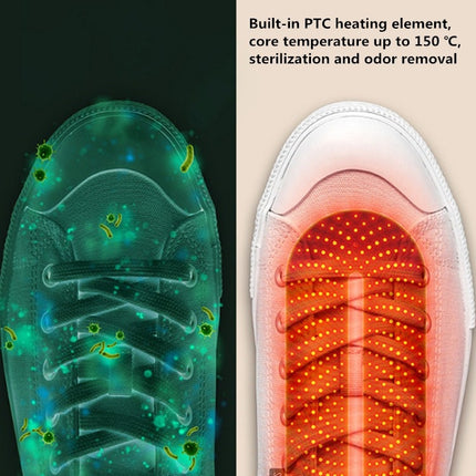 SOTHING 220V Shoe Dryers Deodorization Sterilization Quick Drying Dryer Winter Shoes Heater, CN Plug, Regular Edition, Wired Control Timer